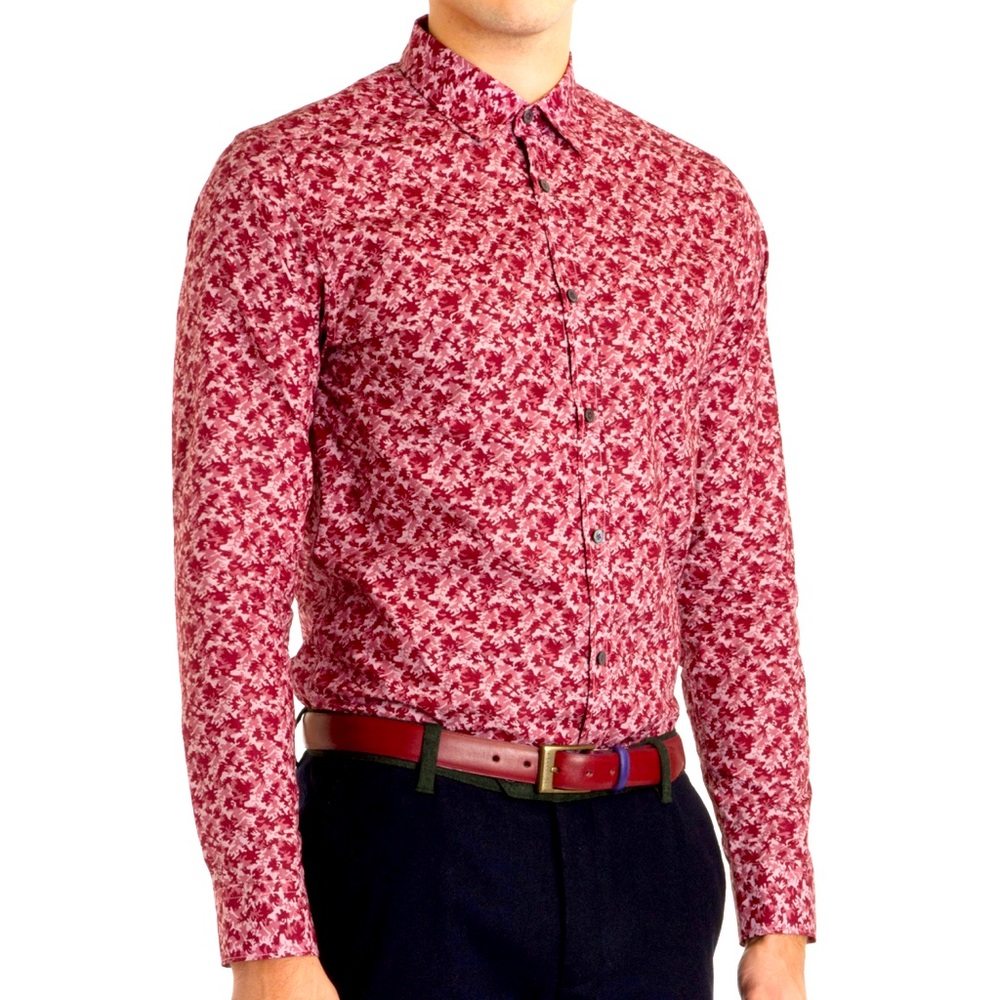 Ted Baker Camo Print button down shirt